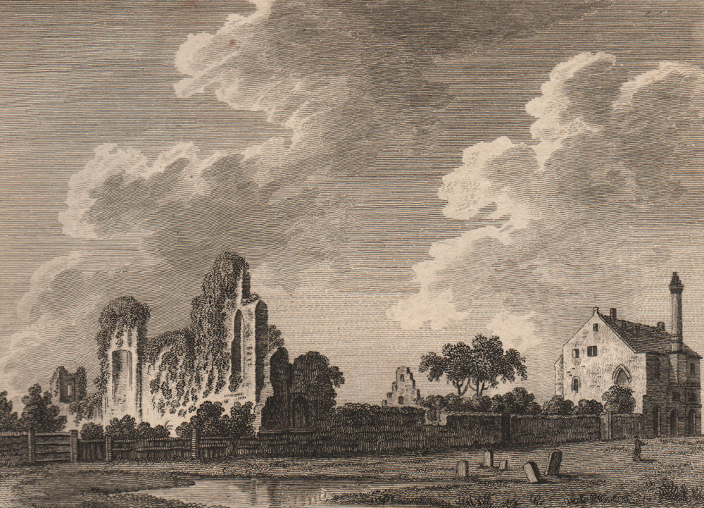 SOUTHWELL, Nottinghamshire. The Archbishop of York's Palace. GROSE 1776 print
